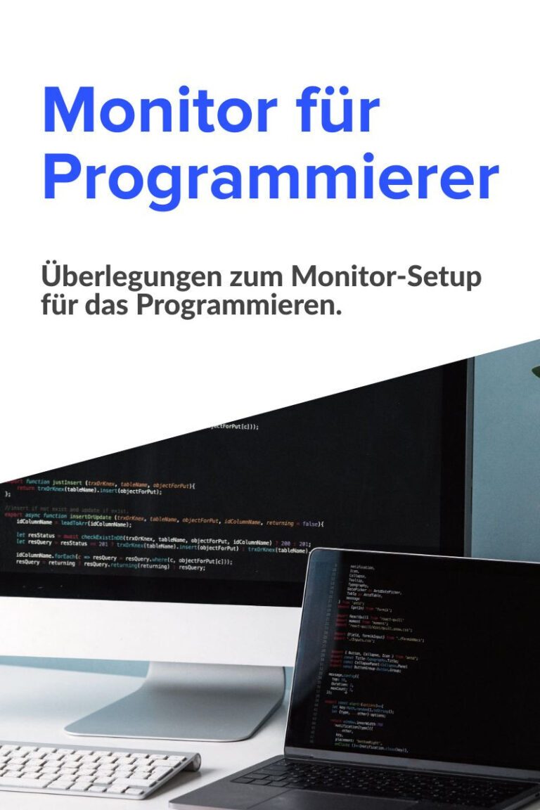 Monitor für Programmierer