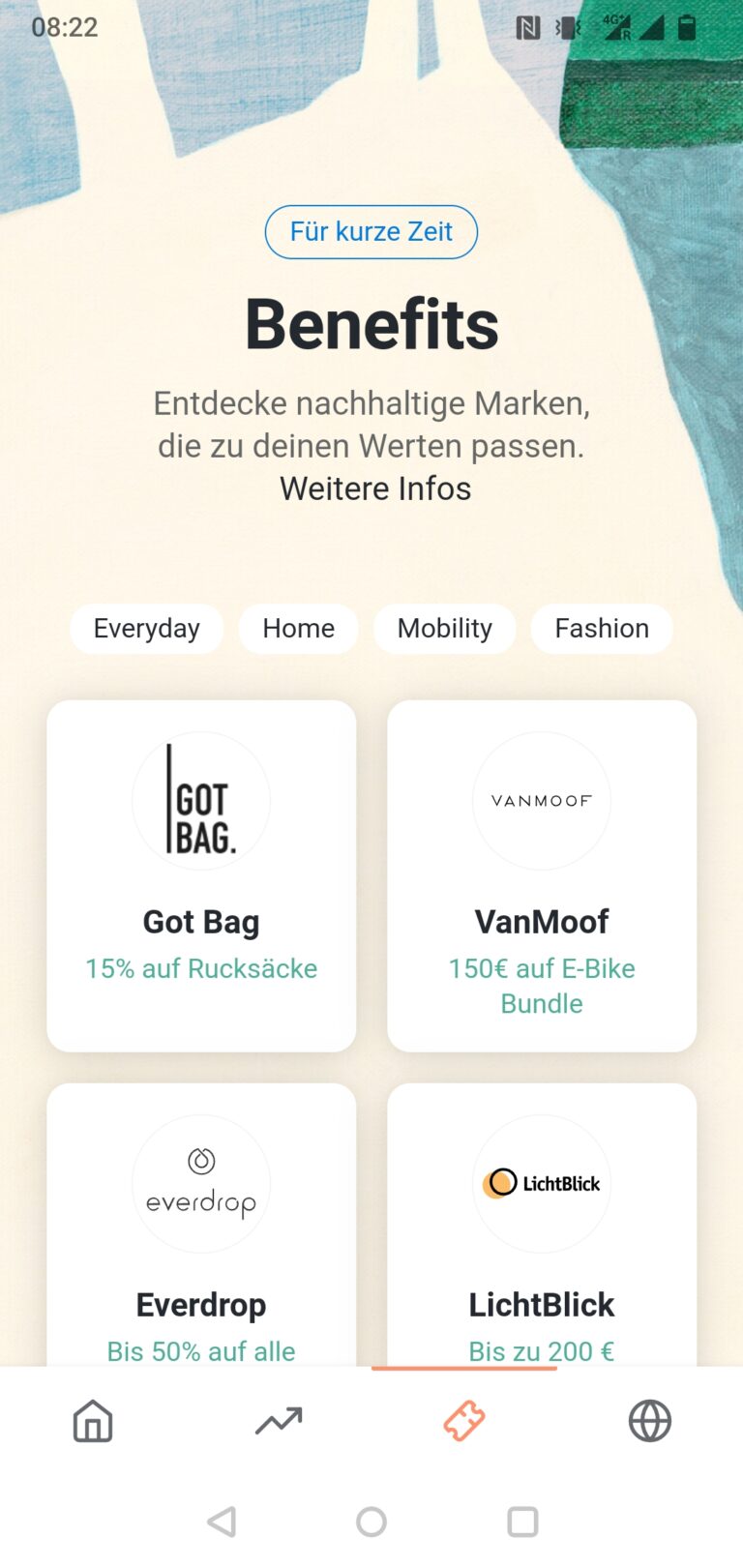 Benefits - Partner-Angebote in der Tomorrow-App