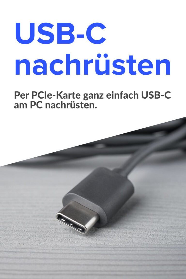 USB-C per PCIe-Karte nachrüsten (PC)