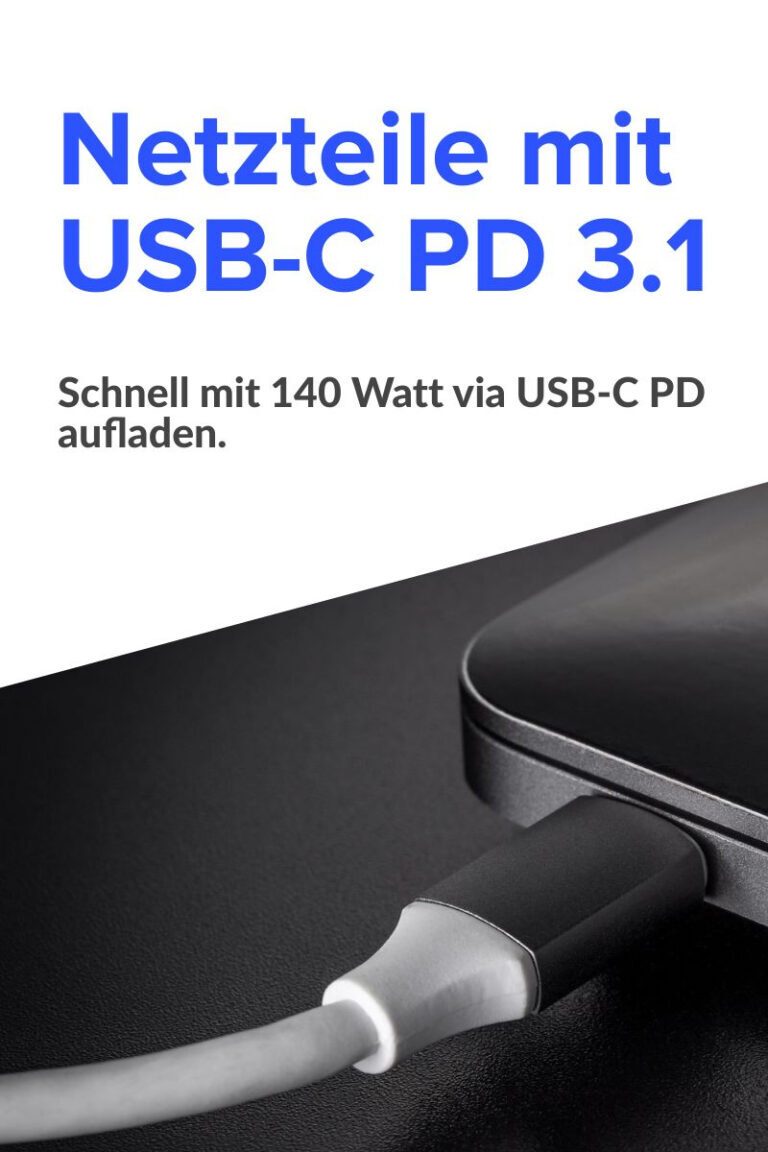 Netzteile mit USB-C PD 3.1 - z.B. 140W für MacBook Pro 16“