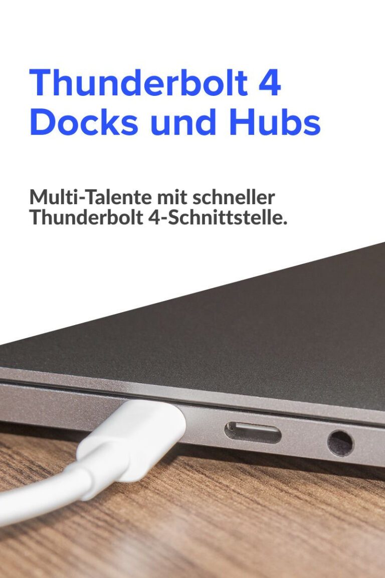 Thunderbolt 4 - diese Docks und Hubs sind verfügbar