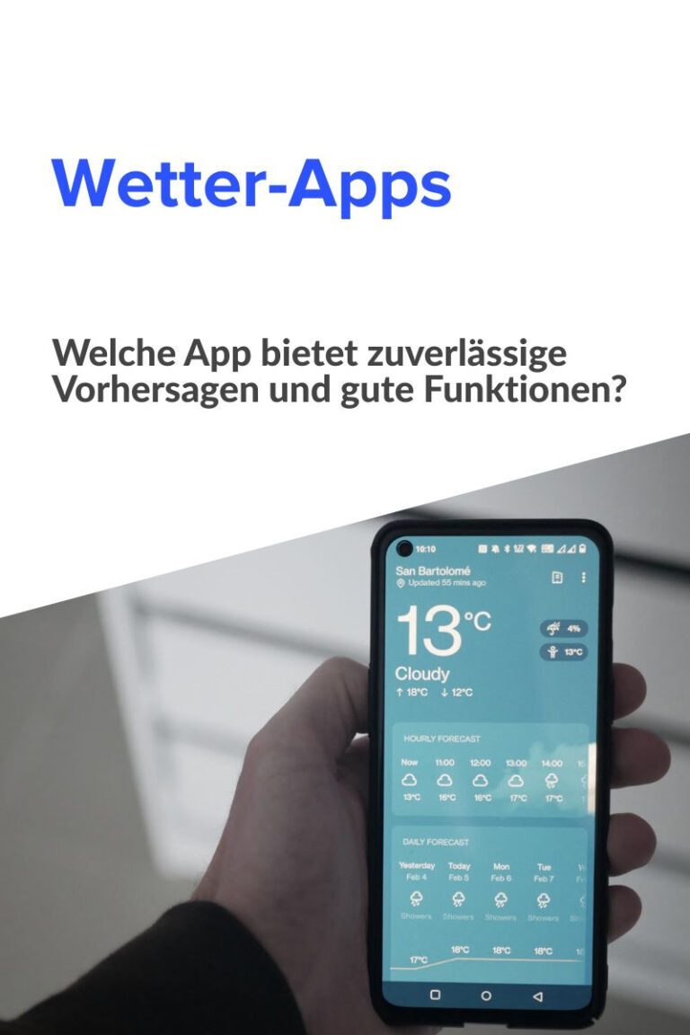 Wetter-Apps für Android und iPhone