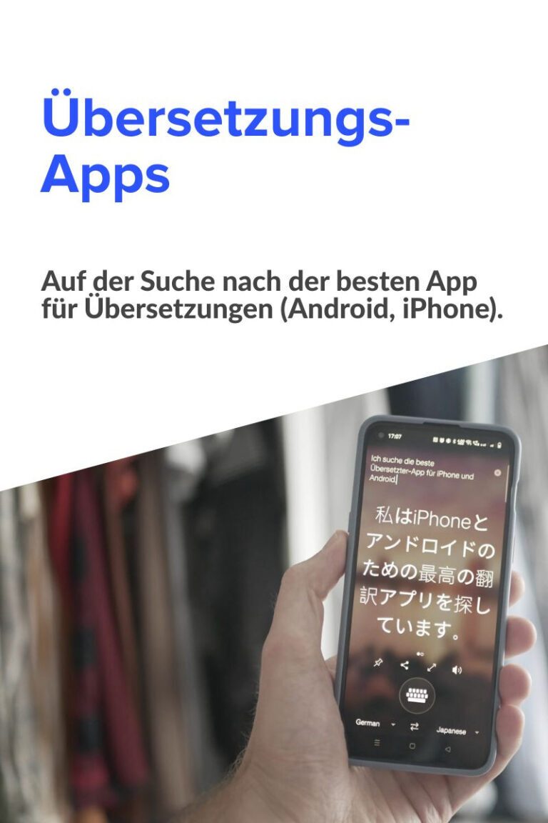 Übersetzungs-Apps für iPhone und Android