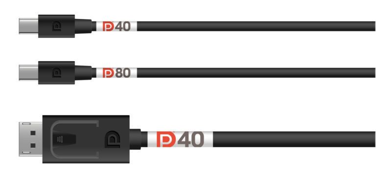 DisplayPort 2.1-Kabel mit VESA-Zertifizierung - DP40 und DP80