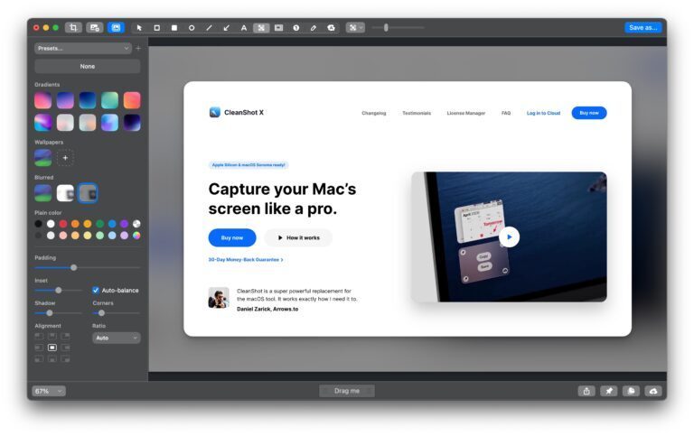 CleanShot X - ein leistungsfähiges Screenshot-Tool für das MacBook