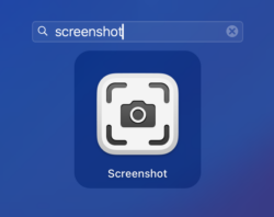 Screenshot-Tool - auch über das Launchpad oder die Spotlight-Suche auf dem Mac verfügbar
