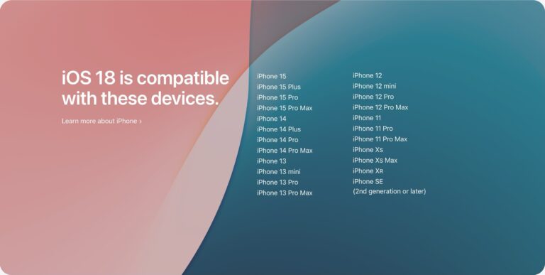 Kompatibel mit iOS 18 - auf diesen iPhone-Modelle lässt sich das neue iOS installieren