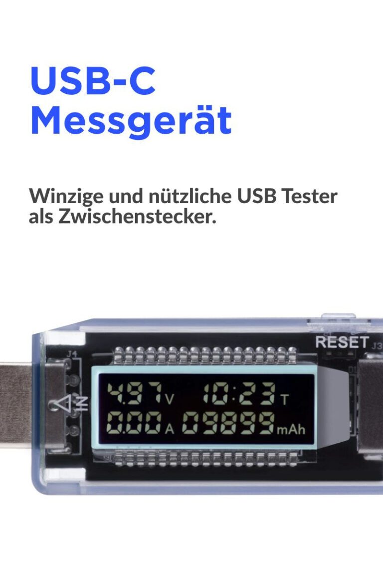 USB-C Messgerät - nützliche Zwischenstecker